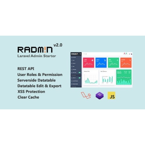 Radmin – Envanter, Muhasebe ve POS Kullanıcı Arayüzü ile Laravel Kontrol Paneli