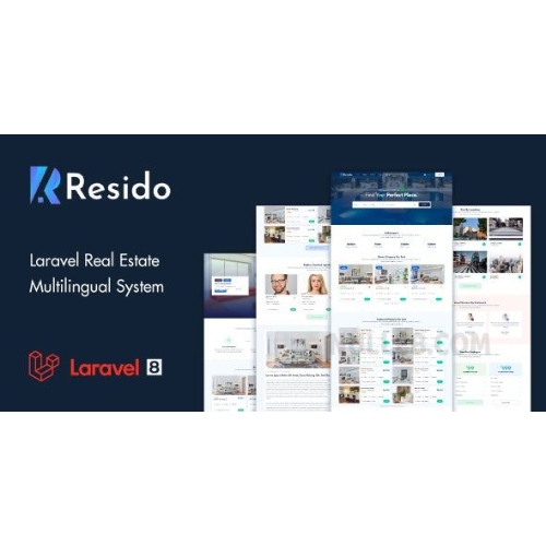 Resido – Laravel Gayrimenkul Çok Dilli Sistem