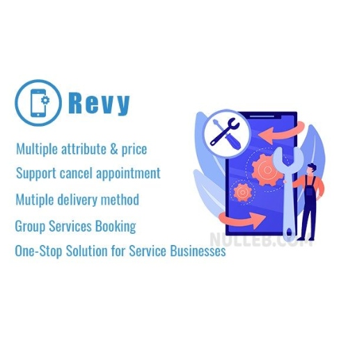 Revy – Onarım hizmeti endüstrileri için WordPress rezervasyon sistemi
