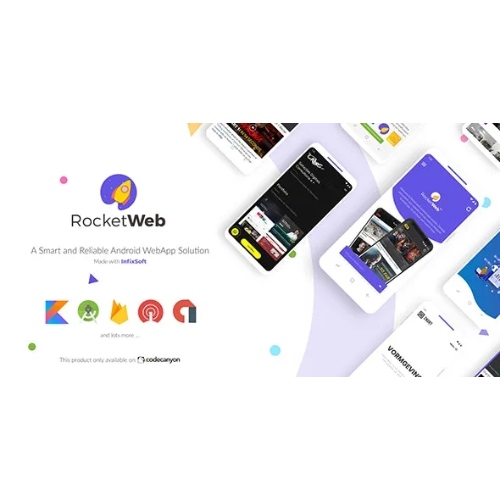 RoketWeb | Yapılandırılabilir Android WebView Uygulama Şablonu