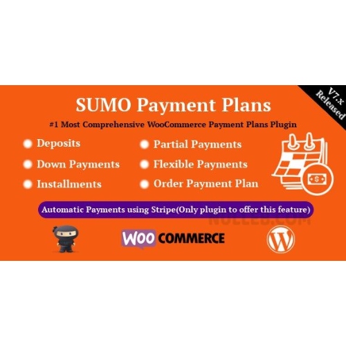 SUMO WooCommerce Ödeme Planları – Mevduat, Peşinat, Taksitler, Değişken Ödemeler vb. SUMO WooCommerce Ödeme Planları – Mevduat, Peşinat, Taksitler, Değişken Ödemeler vb. - Görsel 1