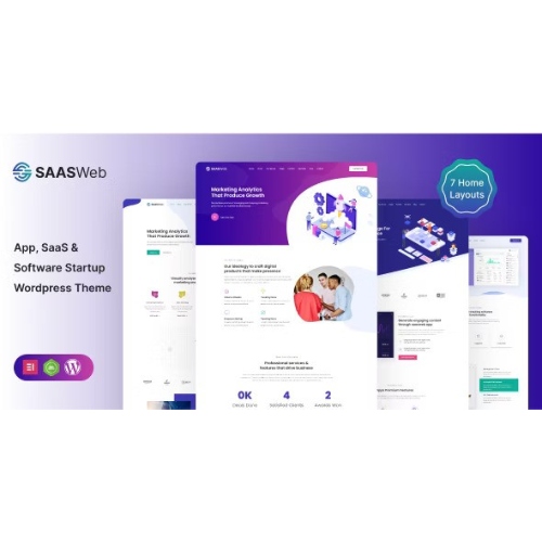 Saasweb – Uygulama ve Saas Ürünleri İçin WordPress Teması