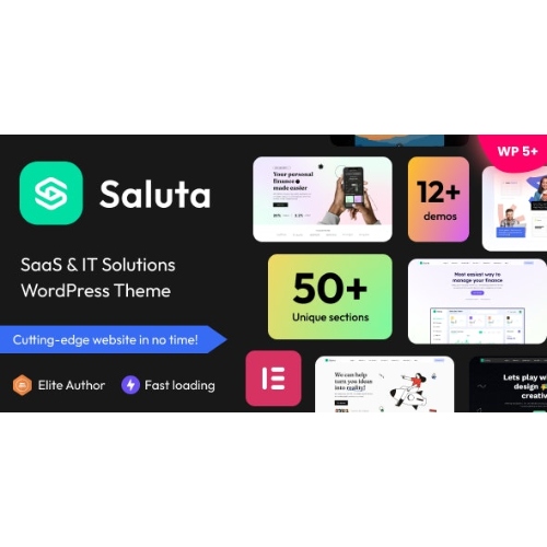 Saluta – SaaS ve BT Çözümleri WordPress Teması