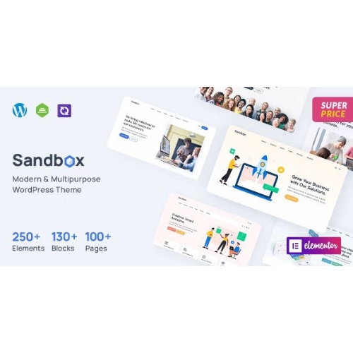 Sandbox – Modern ve Çok Amaçlı WordPress Teması