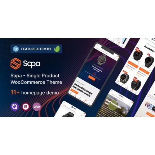 Sapa – Ürün Açılış Sayfası WooCommerce Teması