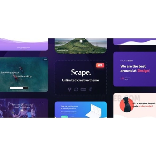 Scape – Çok Amaçlı WordPress teması