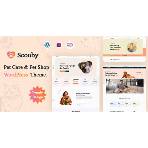 Scooby – Evcil Hayvan Bakımı ve Pet Shop WordPress Teması