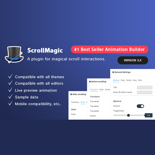 Scroll Magic WordPress – Kaydırma Animasyon Oluşturucu Eklentisi