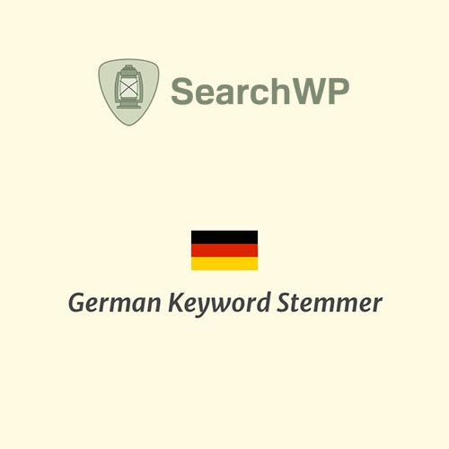 SearchWP Almanca Anahtar Kelime Stemmer