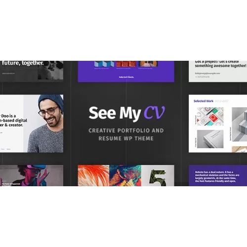 CV'mi Gör – Devam Et ve vCard WordPress Teması