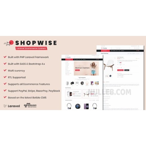 Shopwise – Laravel E-ticaret Çok Dilli Sistem