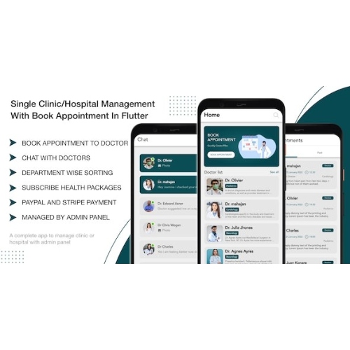 Flutter'da Randevu Alarak Tek Klinik/Hastane Yönetimi