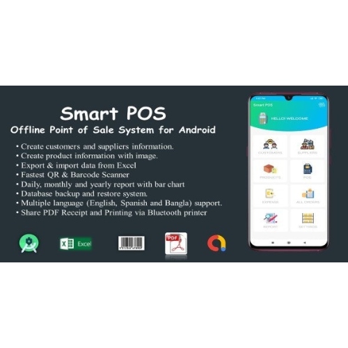 Android için Akıllı POS-Çevrimdışı Satış Noktası Sistemi
