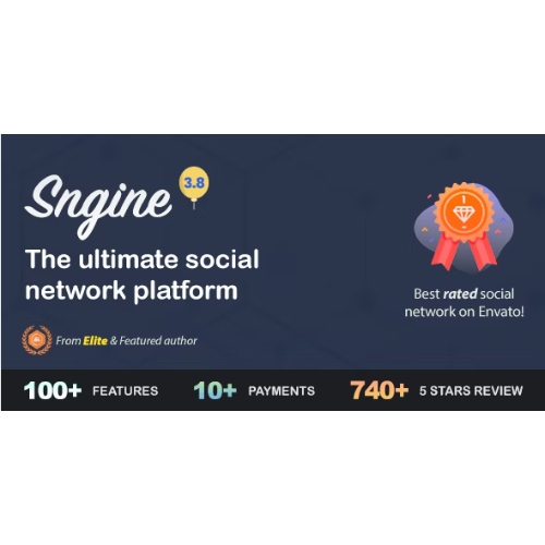 Sngine – En İyi PHP Sosyal Ağ Platformu
