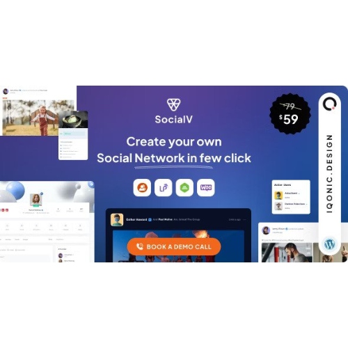SocialV – Sosyal Ağ ve Topluluk BuddyPress Teması