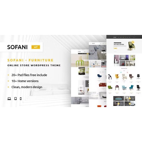 Sofani – Mobilya Mağazası WooCommerce WordPress Teması