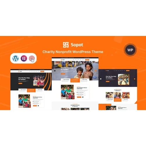 Sopot – Charity NonProfit Bağış Toplama WordPress Teması