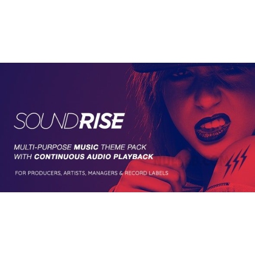 SoundRise – Sanatçılar, Yapımcılar ve Plak Şirketleri WordPress Teması