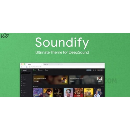 Soundify – Üstün DeepSound Teması
