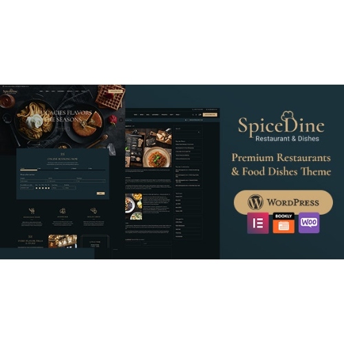 SpiceDine – Oteller ve Restoranlar İçin WordPress Teması