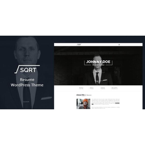 Squareroot – WordPress Özgeçmiş Teması