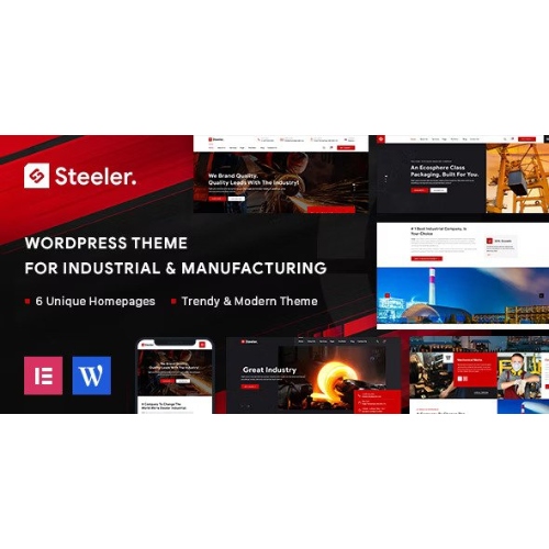 Steeler – Endüstriyel ve İmalat WordPress Teması