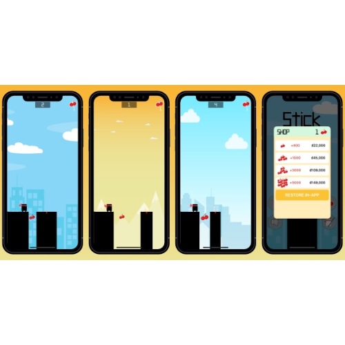 Çubuk Kahraman – iOS Oyunu SpriteKit Swift 5