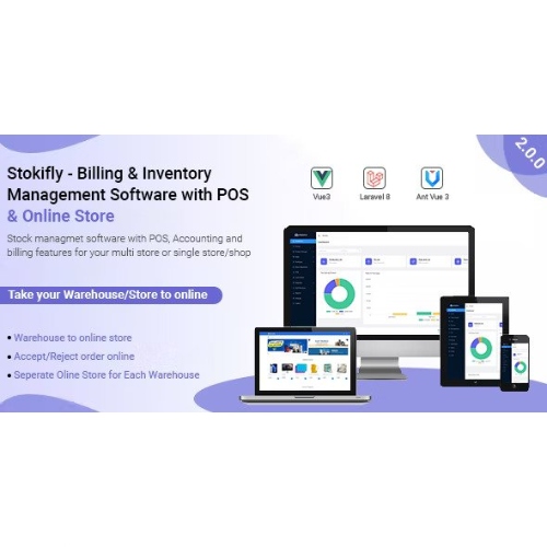 Stockifly – POS ve Online Mağaza ile Faturalandırma ve Envanter Yönetimi