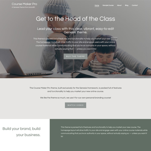 StudioPress Course Maker Pro Genesis WordPress Teması