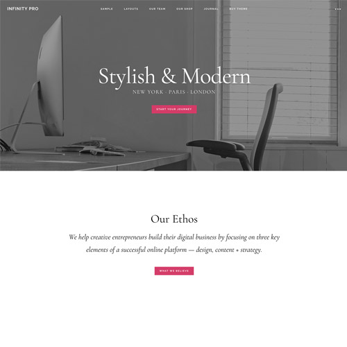 StudioPress Infinity Pro Genesis WordPress Teması