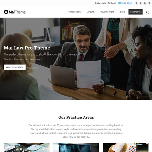 StudioPress Mai Law Pro Genesis WordPress Teması
