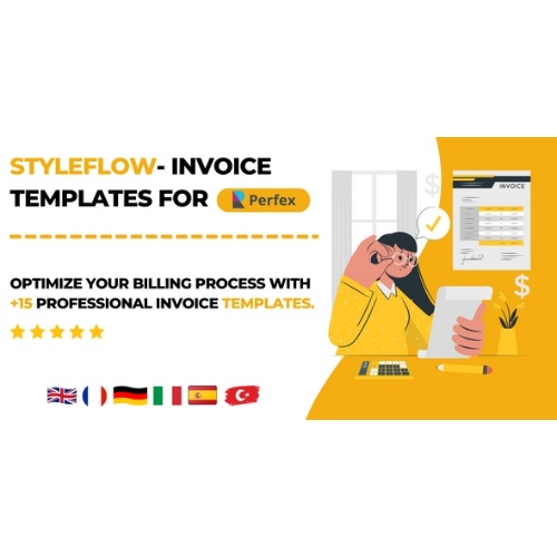 StyleFlow – Perfex CRM İçin Fatura Şablonları