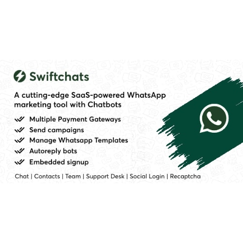 Swiftchats – SaaS, sohbet botlarıyla Whatsapp pazarlama aracını etkinleştirdi.