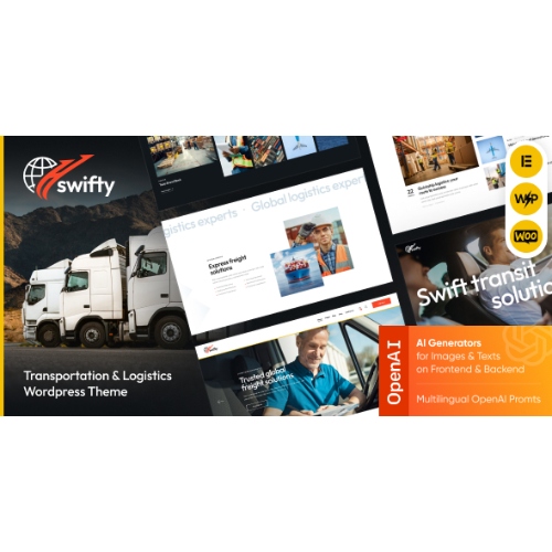 Swifty – Taşımacılık ve Lojistik WordPress Teması