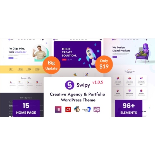 Swipy – Yaratıcı Ajans WordPress Teması