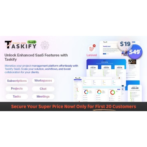 Taskify SaaS – Laravel'de Proje Yönetim Sistemi