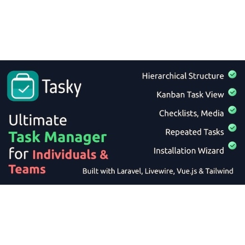 Tasky – Eksiksiz Görev Yönetimi Çözümü