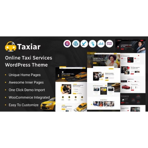 Taxiar – Çevrimiçi Taksi Hizmeti WordPress Teması