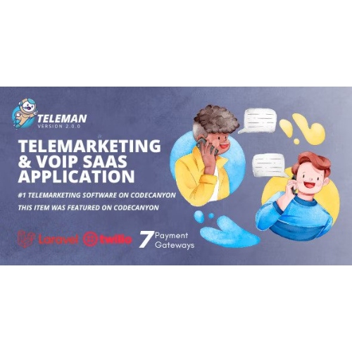 Teleman – Telefonla Pazarlama ve Sesli Arama SaaS Uygulaması