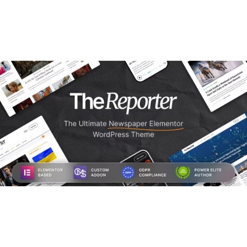 The Reporter – Gazete Editoryal WordPress Teması