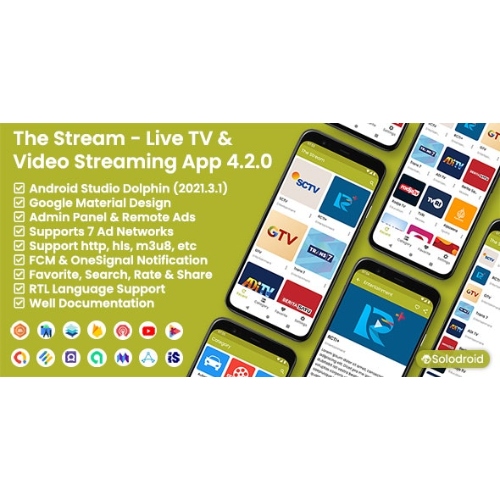 The Stream – Canlı TV ve Video Yayını Uygulaması