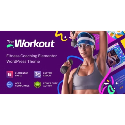 The Workout – Trainer Fitness WordPress Teması