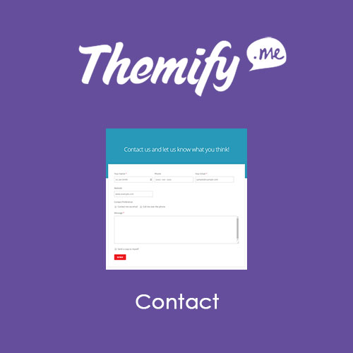 Themify Oluşturucu İletişimi