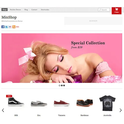 Minshop WooCommerce Temasını Temalaştırın