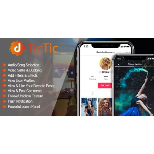 TicTic – Kısa videolar oluşturmak ve paylaşmak için IOS medya uygulaması