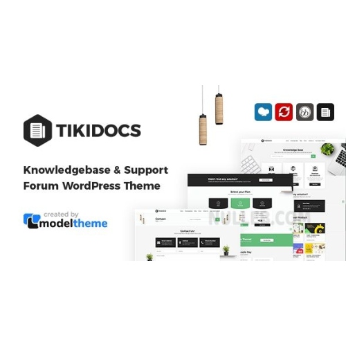 Tikidocs – Bilgi Bankası ve Destek Forumu WordPress Teması + RTL