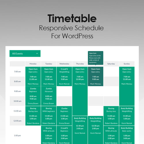WordPress İçin Zaman Çizelgesi Duyarlı Program