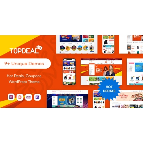 TopDeal – Çok Satıcılı Pazaryeri Elementor WooCommerce WordPress Teması (Mobil Düzenlere Hazır) TopDeal – Çok Satıcılı Pazaryeri Elementor WooCommerce WordPress Teması (Mobil Düzenlere Hazır) - Görsel 1