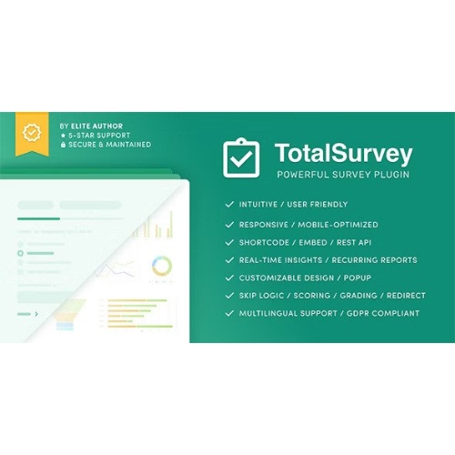 Total Survey – Duyarlı WordPress Anket Eklentisi