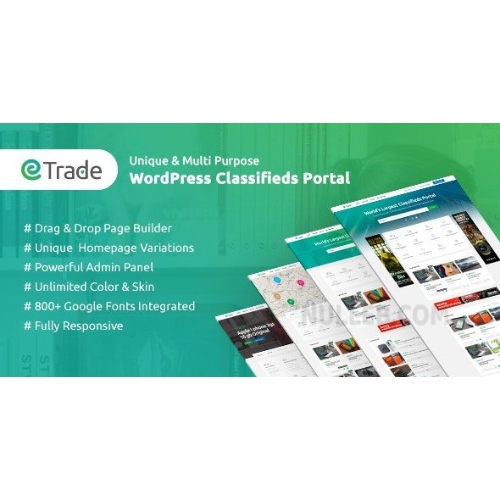 Ticaret – Modern Seri İlanlar WordPress Teması